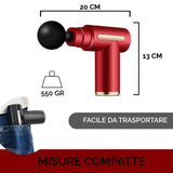 Professional muscle massage gun 6 speeds 4 massage heads