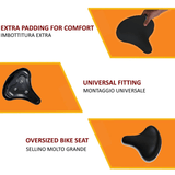 Replacement Saddle for 3-Bolt Exercise Bikes