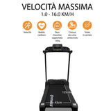 Tapis Roulant 16 KM/H+omaggio coppia di manubri