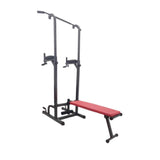 Panca con Torre Multifunzione - Chin Up Palestra Professionale Panca per Allenamento