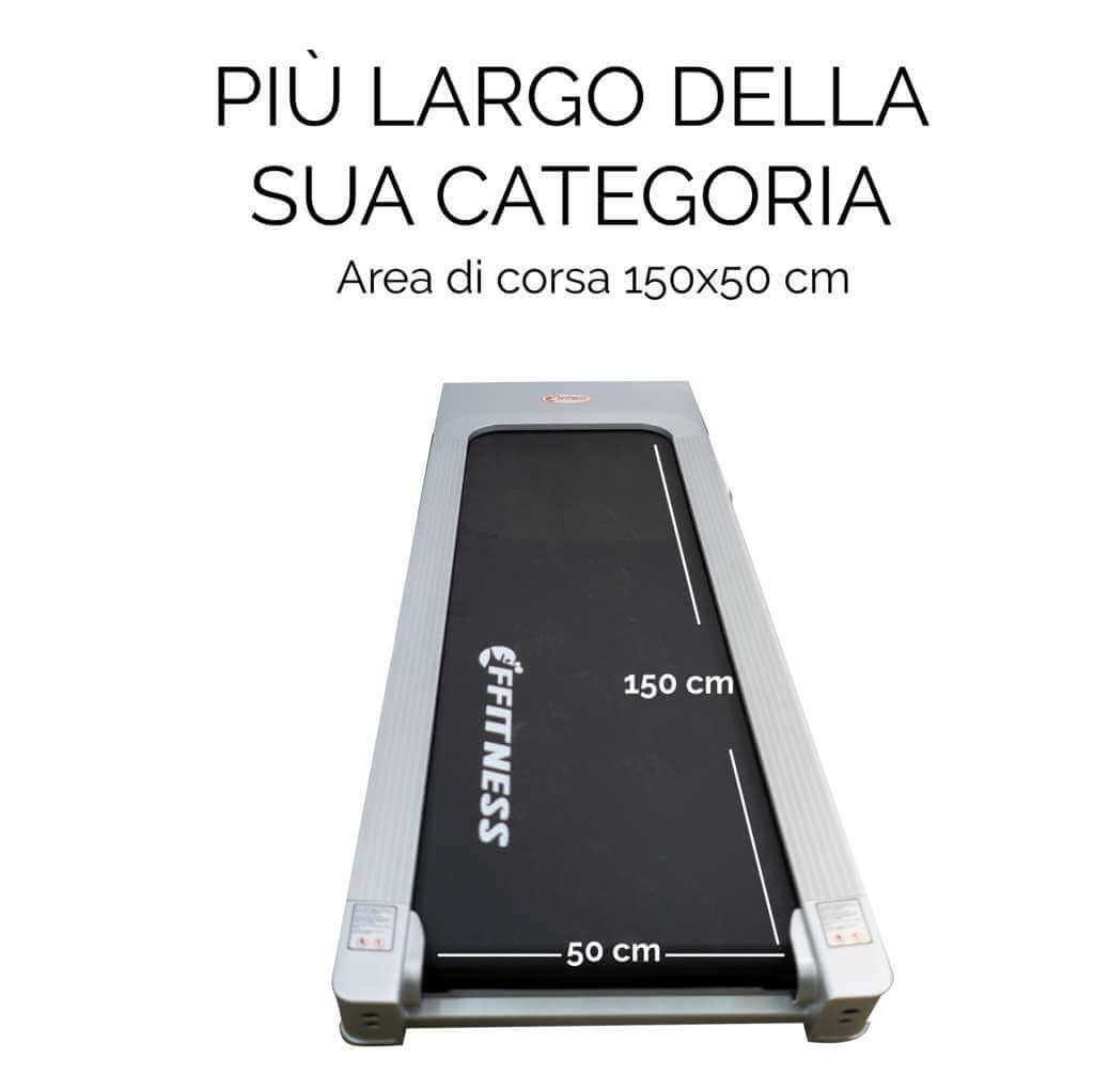 Tapis Roulant Elettrico Pieghevole 1.5 HP – Corsa E Camminata Per Casa Con Display LCD E 12 Programmi