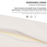 CUSCINO CERVICALE IN MEMORY FOAM ERGONOMICO 30 X 50 cm
