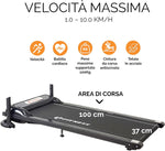 [KIT] Tapis roulant elettrico 10 km/h + AB ROLLER Ruota Addominali