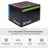 PLYO BOX MORBIDA 3 IN 1 SCATOLA PLIOMETRICA SALTO CROSSFIT