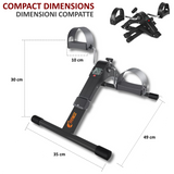 MINI BIKE PEDALIERA PER BRACCIA E GAMBE CON RESISTENZA REGOLABILE