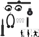 Sistema di puleggia da palestra con 13 accessori