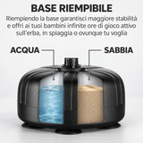 Punching Ball - Sacco boxe con guantoni blu per ragazzi