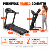 Tapis Roulant Elettrico 16 km/h