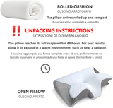 CUSCINO CERVICALE SANITARIO ERGONOMICO 2 in 1