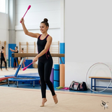 2 CLAVETTE GINNASTICA RITMICA 36CM NON AD INCASTRO