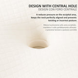 CUSCINO CERVICALE SANITARIO ERGONOMICO 2 in 1