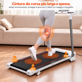 Tapis Roulant Elettrico Pieghevole 12 km/h con Bluetooth