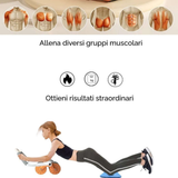 Kit Allenamento Casa Cardio - Tapis Roulant, Tappetino e AB Roller + Scheda allenamento PDF Gratis
