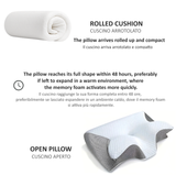 CUSCINO CERVICALE SANITARIO ERGONOMICO 2 in 1