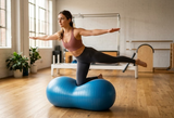 PALLA FITNESS A FORMA DI ARACHIDE PILATES YOGA CORE TRAINING