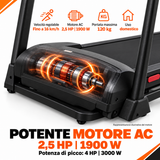 Tapis Roulant Elettrico 16 km/h