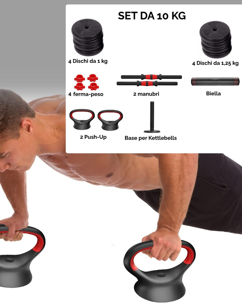 Kettlebell Kings In Ghisa Con Rivestimento A Polvere - Per CrossFit, Forza E HIIT | Diverse Misure Disponibili - Foto 3