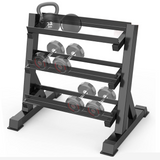 RASTRELLIERA 3 LIVELLI SUPPORTO RACK PORTA PESI