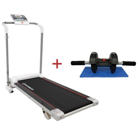 [KIT] Tapis Roulant con Bluetooth Kinomap Zwift da 12Km/H + Double AB Roller Wheel