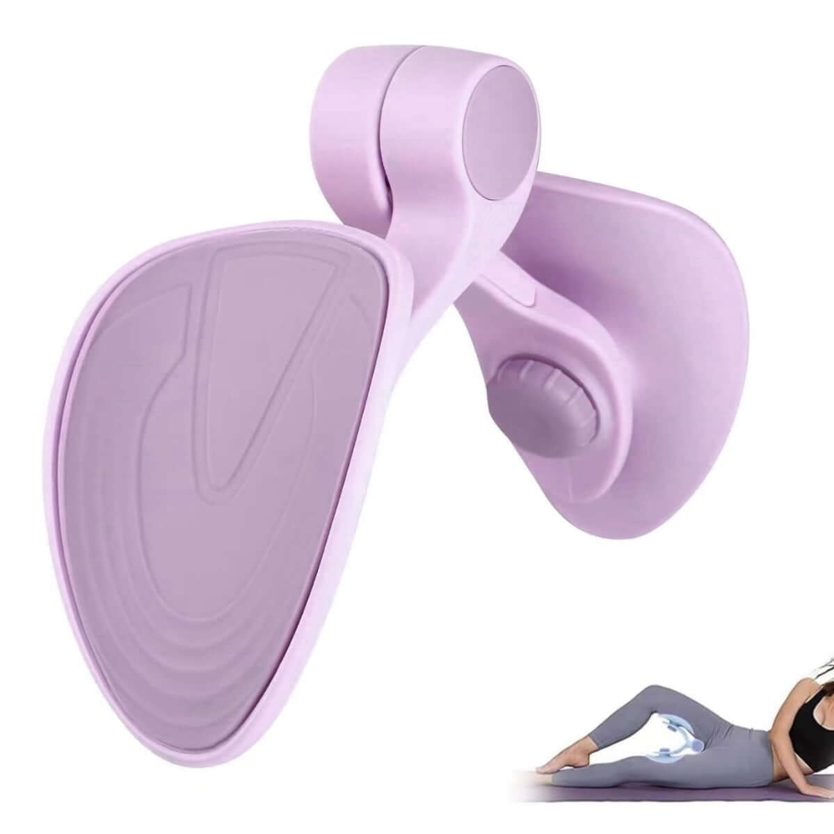 Hip Trainer, Allenatore per Muscoli Del Pavimento Pelvico, Attrezzo Interno Coscia, 360 Gradi Hip Pelvis Trainer per Palestra in Casa Fitness Attrezzi Casa Pilates (Purple