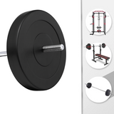 Set Bilanciere con Dischi - Bilanciere Dritto da 180 cm con Dischi in Ghisa Gommati