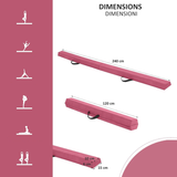 TRAVE GINNASTICA ARTISTICA PER CASA DA 240CM