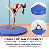 TAPPETINO POLE DANCE PIEGHEVOLE 120X5CM MATERASSINO PROTEZIONE