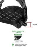 Coppia Pedali per Cyclette con Dado Filetto 9/16” 14mm