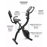 Cyclette Pieghevole X-bike con Seduta