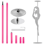 Pole Dance Pole with Pink Cover Kit Pole Dancing-Adjustable