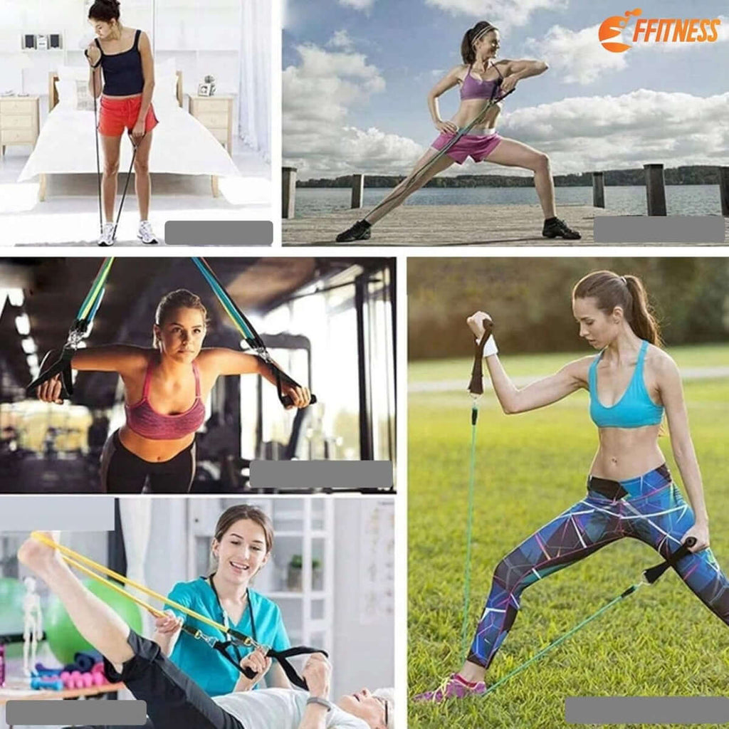 ESERCIZI DI FASCIA di stretching tubi di esercizio resistenza esercizi di stretching elastico ESERCIZI DI FASCIA di stretching tubi di esercizio resistenza esercizi di stretching elastico