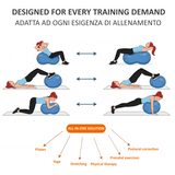 PALLA FITNESS A FORMA DI ARACHIDE PILATES YOGA CORE TRAINING