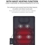 Tappetino Massaggiante Con Calore Materassino con 10 Motori Vibranti