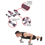 [KIT COMPLETO] Tappetino Fitness da 6mm + Fit Ball + Maniglie per piegamenti + Ab Roller + Kit Fasce Elastiche