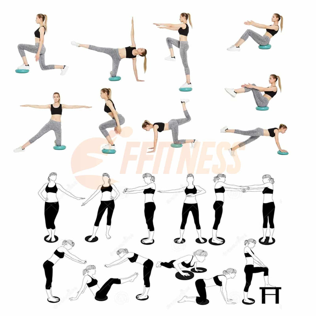 Twister Per Girovita FFitness - Disco Per Allenamento Addominali, Glutei E Cosce, Massaggio Plantare - Foto 11