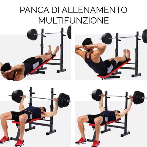 Panca Piana Pieghevole FLYBIRD Per Allenamento A Casa – Capacità 300 Kg, Stabile E Confortevole, Facile Da Riporre