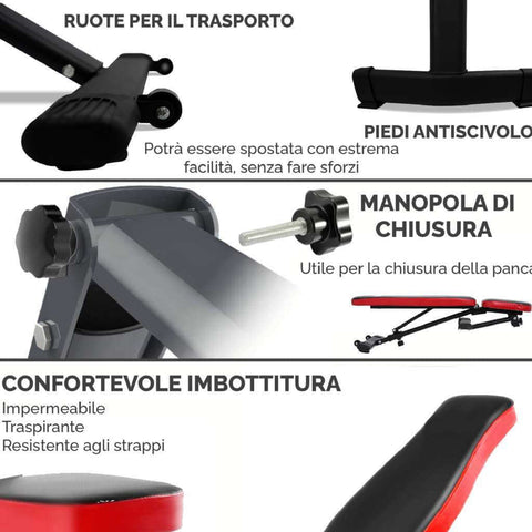 Panca Pesi Regolabile PASYOU - Multifunzione Per Palestra Casa Con 400kg Capacità - Foto 6
