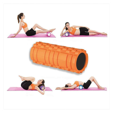 Fitness Mad Rullo per l'Auto Massaggio - Rilascio Miofasciale, 90cm, Nero Fitness Mad Rullo per l'Auto Massaggio - Rilascio Miofasciale, 90cm, Nero
