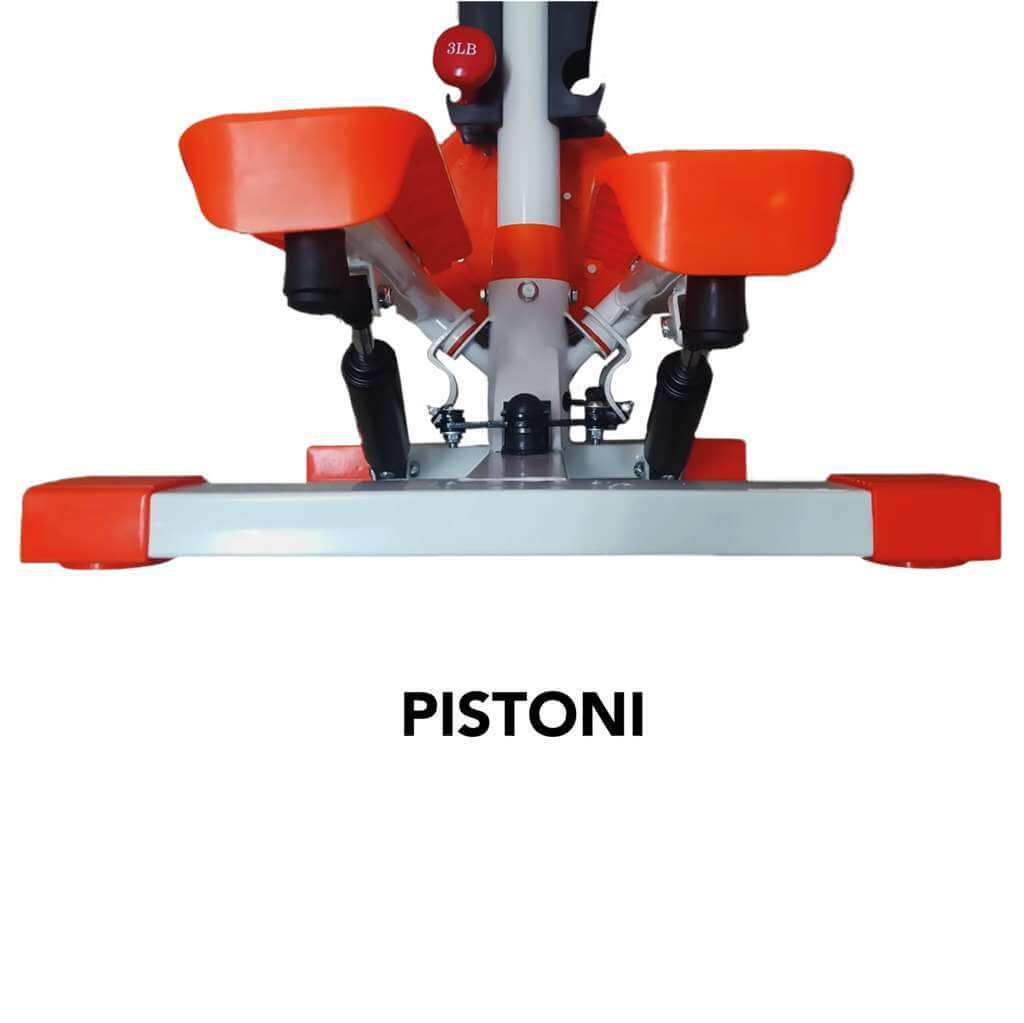 Stepper Multifunzione Con Cyclette - Attrezzo Fitness Casa Con Display - Peso Max 120kg - Foto 8